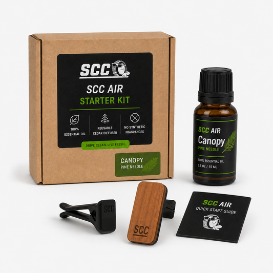 SCC Air Starter Kit – Reusable Cedar Car Air Freshener